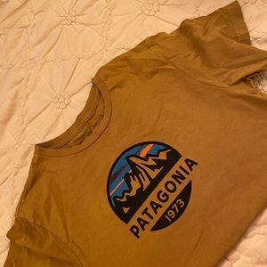 Patagonia mustard short sleeve